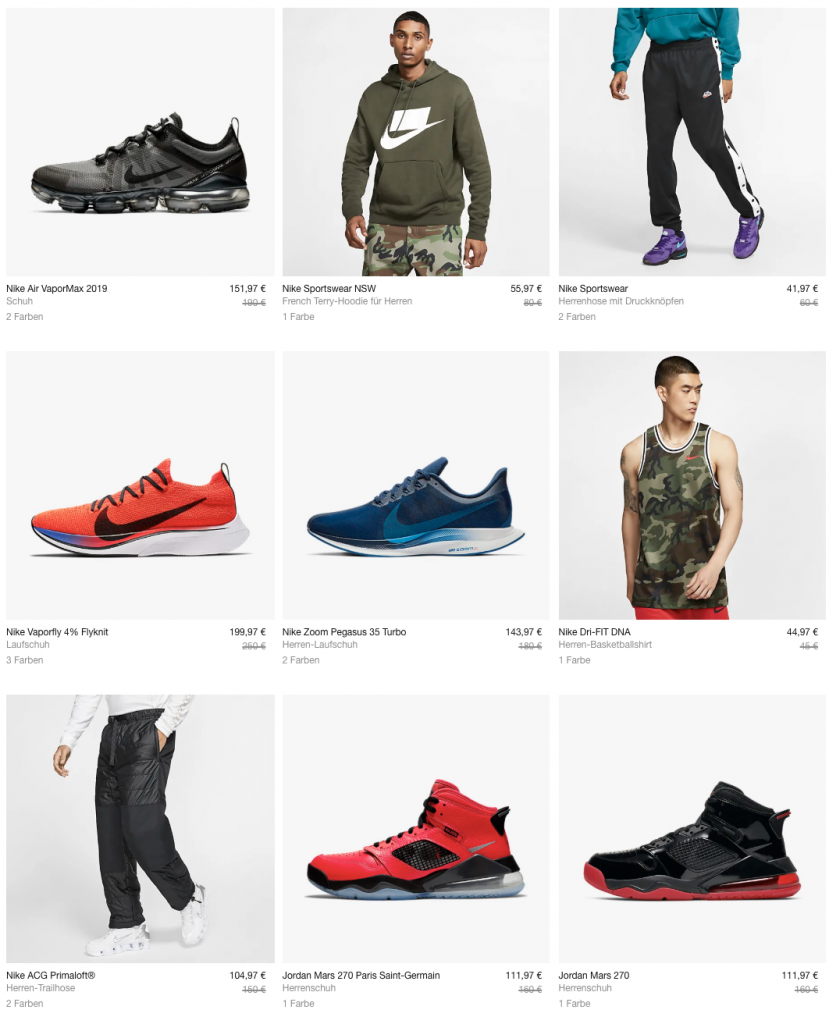 Nike XMAS Sale mit bis zu 40% | Suppligator.de