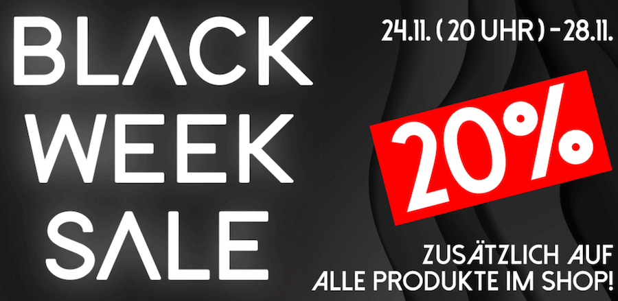 20% GIGAS NUTRITION Black Week Sale mit Extra-Gutschein