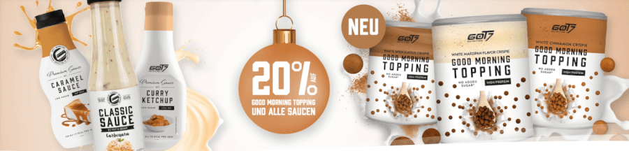20% GOT7 Aktion auf Saucen und Toppings | Suppligator.de