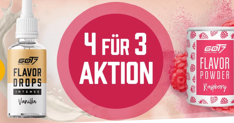 GOT7 4 für 3 Aktion an diesem Wochenende | Suppligator.de