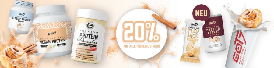 20% Rabatt auf GOT7 Proteine und mehr | Suppligator.de