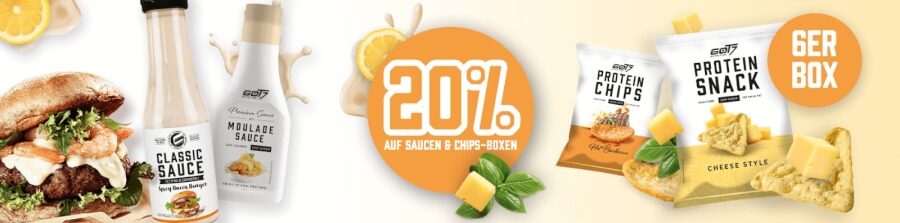 20% auf alle Saucen und Chips bei GOT7 | Suppligator.de