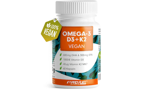Profuel Omega-3 vegan + D3 & K2 bei amazon für nur 9,95 € | Suppligator.de