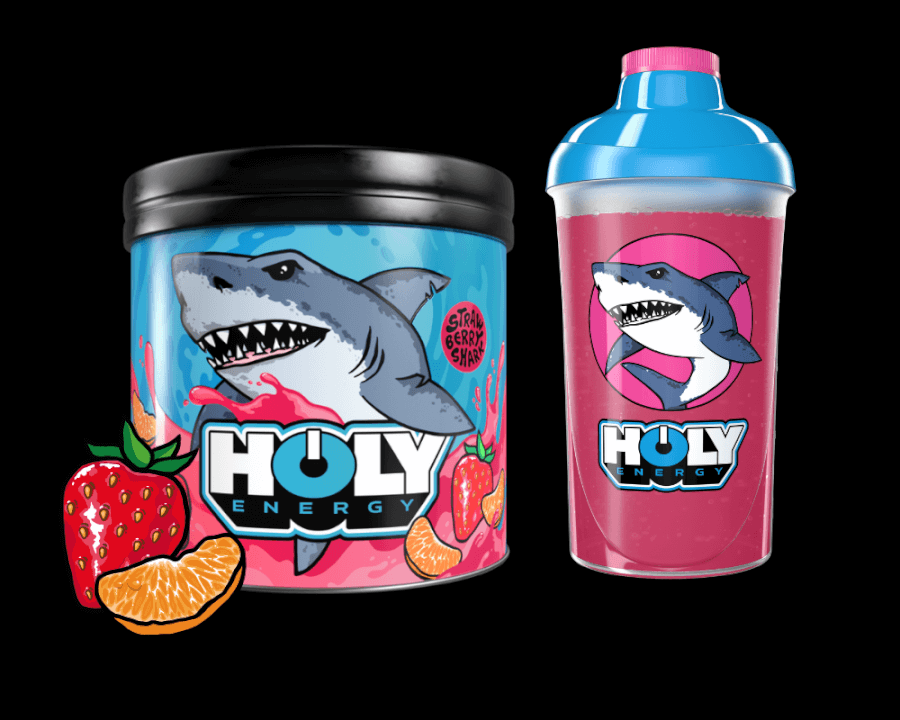 HOLY ENERGY Strawberry Shark | Gaming Booster Bewertung