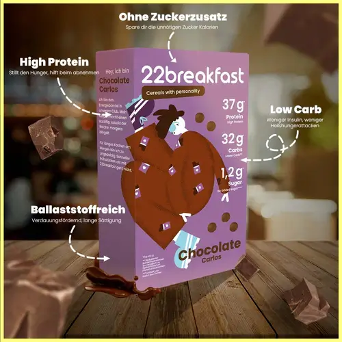 Gratis Schoko-Müsli bei 22breakfast ab 30 € + 22% auf alles | Suppligator.de