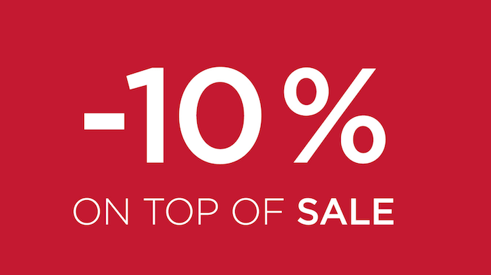 10% Rabatt on top im Sale von engelhorn