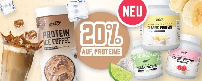 GOT7 Protein-Aktion mit 20% Rabatt | Suppligator.de