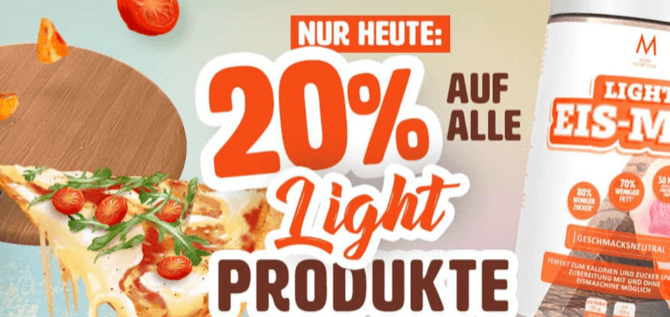 20% Rabatt auf More Nutrition Light Produkte | Suppligator.de