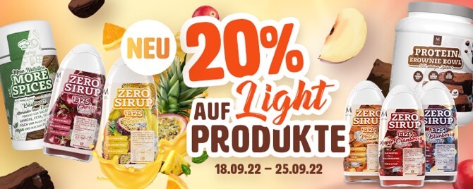 20% Rabatt auf MORE Light Food | Suppligator.de