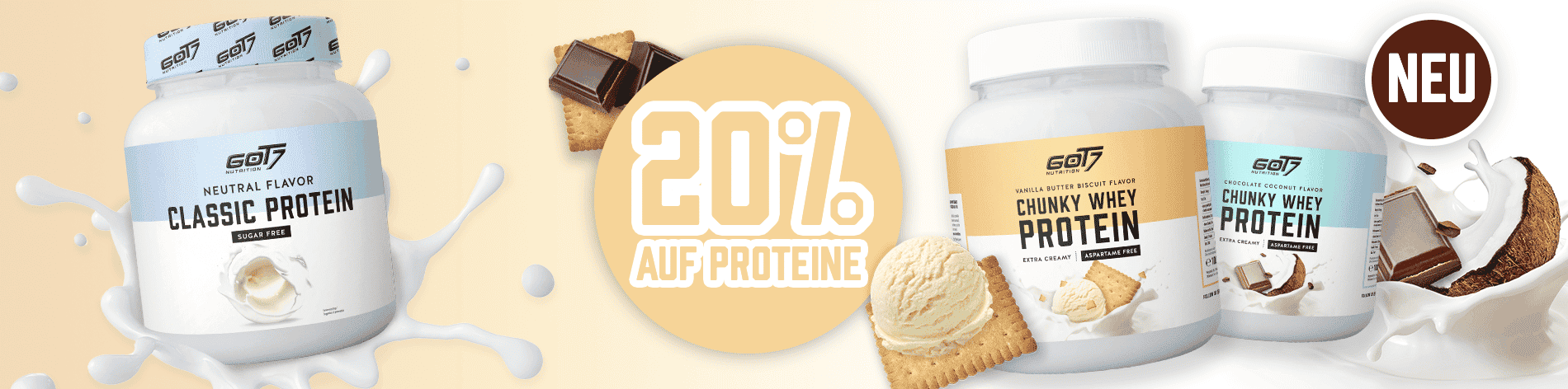 20% Rabatt auf GOT7 Proteine | Suppligator.de