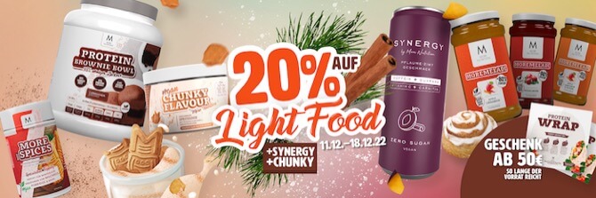 20% bei More Nutrition Light Food Aktion | Suppligator.de
