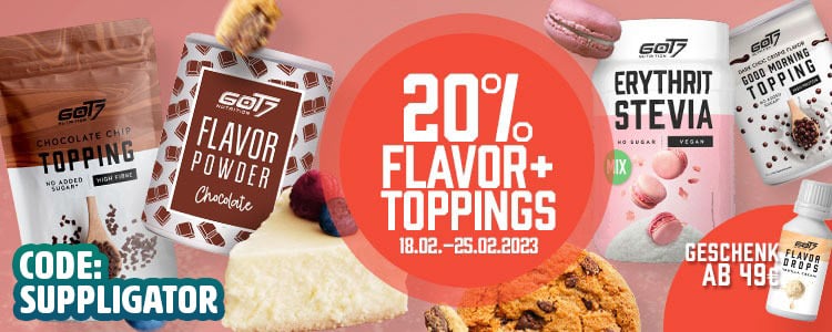 20% auf Flavor & Toppings bei GOT7 Aktion
