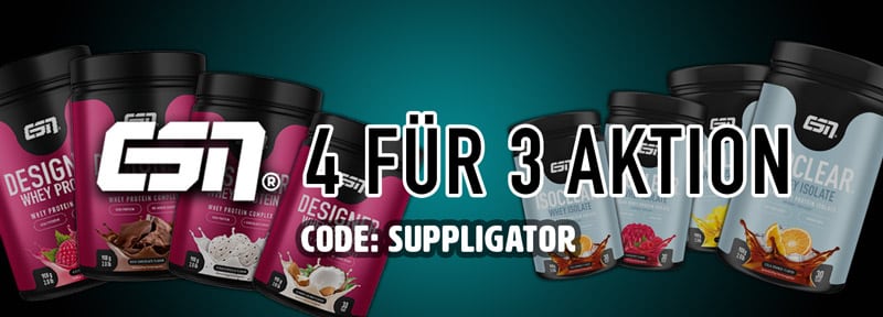 ESN 4 für 3 Aktion + Release Isoclear Cola-Orange | Suppligator.de