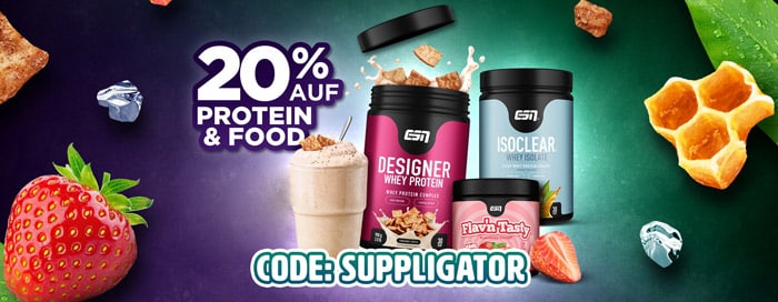 20% auf Protein und Food bei ESN + neue Releases